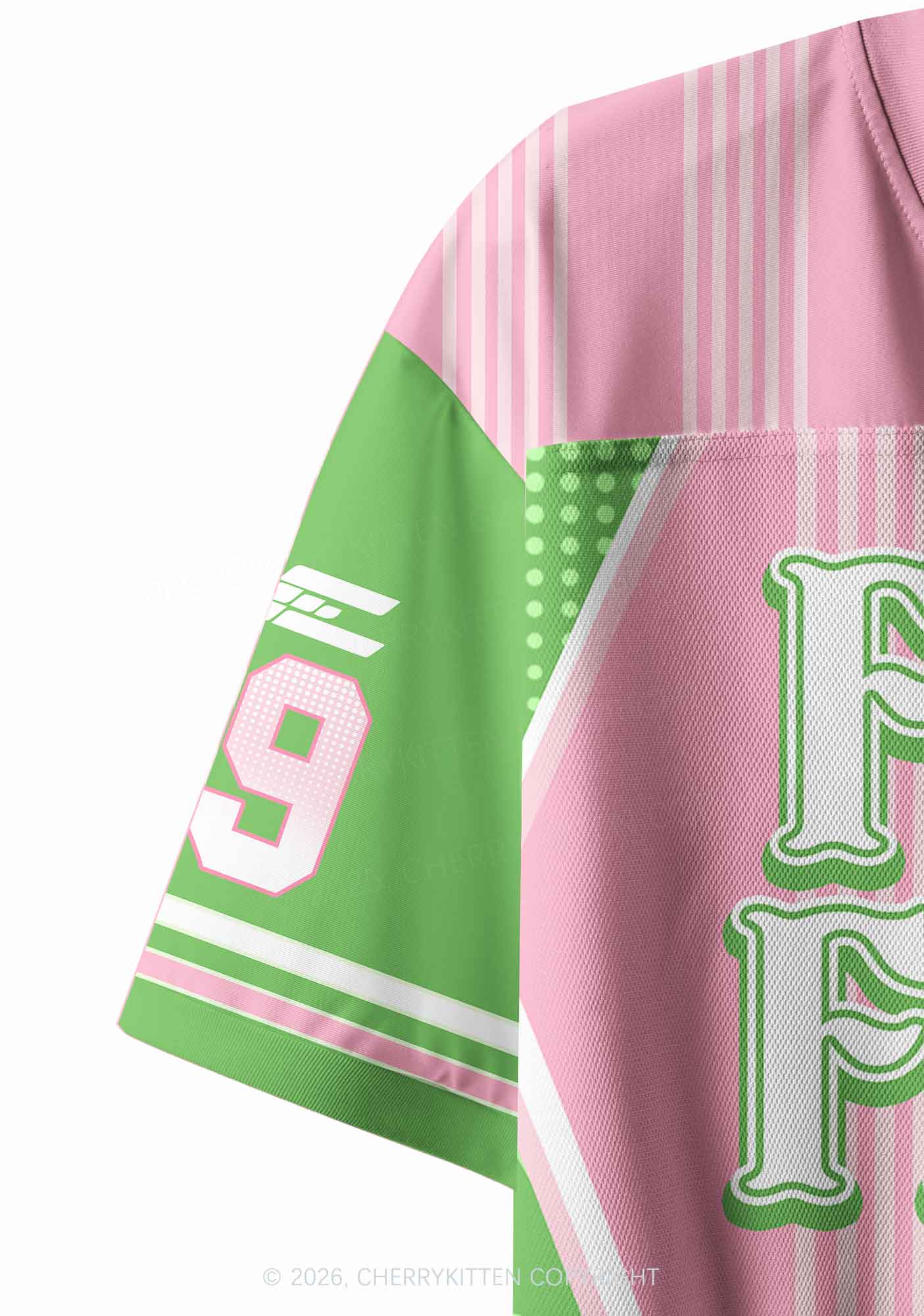 Femme Fatale Pride Y2K Crop Sport Jersey Shirts Cherrykitten