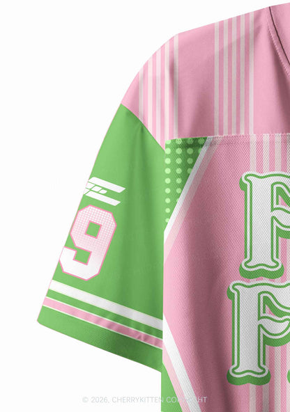 Femme Fatale Pride Y2K Crop Sport Jersey Shirts Cherrykitten