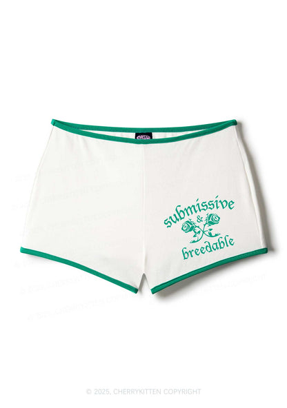 Submissive And Breedable Y2K Booty Shorts Cherrykitten