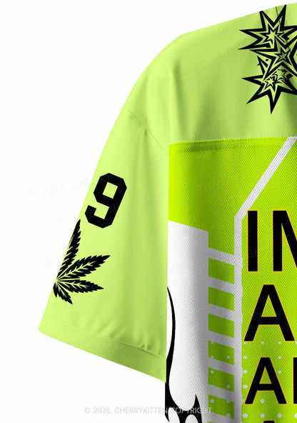 Im High Y2K Crop Sport Jersey Shirts Cherrykitten