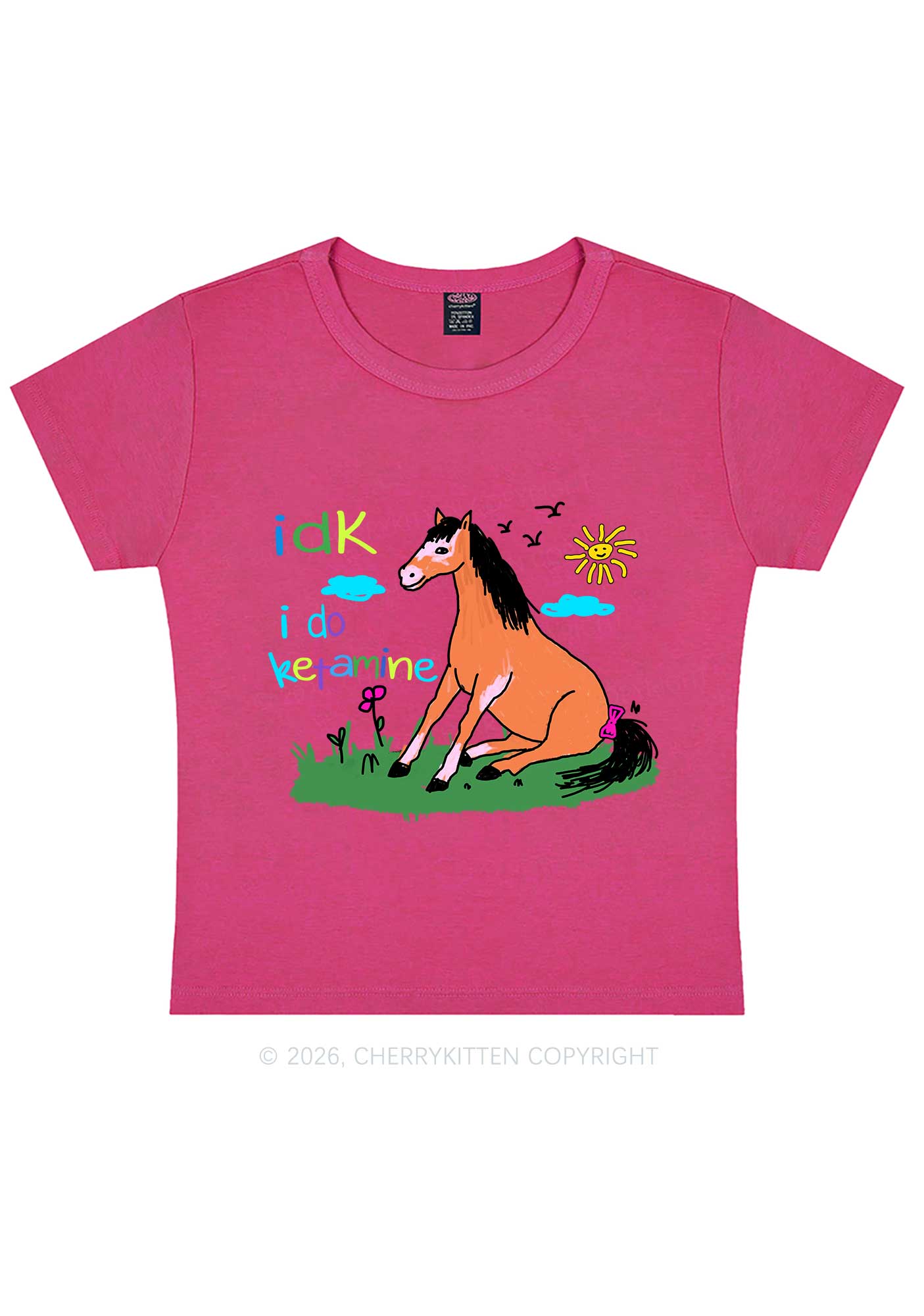 I Do kxxamine Y2K Baby Tee Cherrykitten