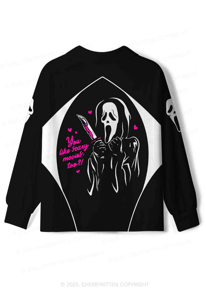 Halloween Custom Like Scary Movie Y2K Sport Long Sleeve Jersey Shirts Cherrykitten