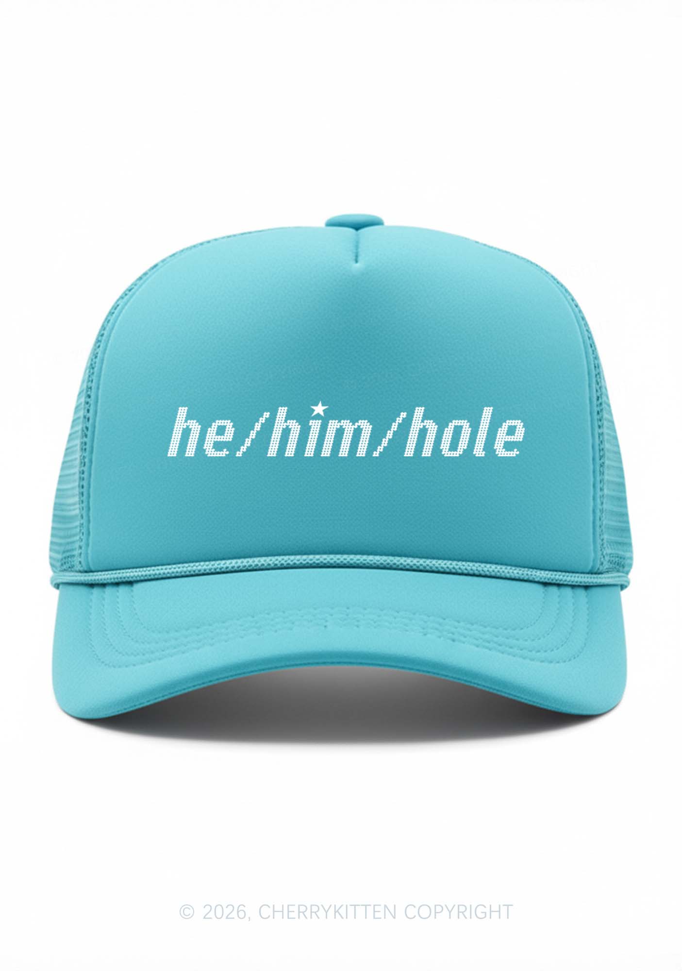He Him Hole Pride Y2K Trucker Hat Cherrykitten