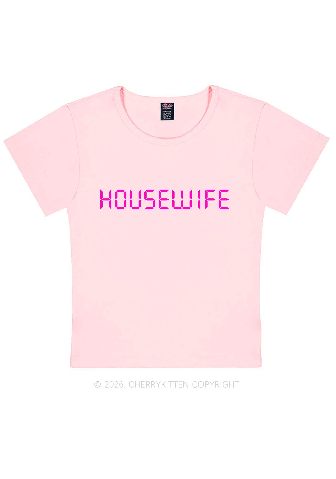 Housewife Y2K Baby Tee Cherrykitten
