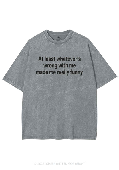 Made Me Really Funny Y2K Washed Tee Cherrykitten