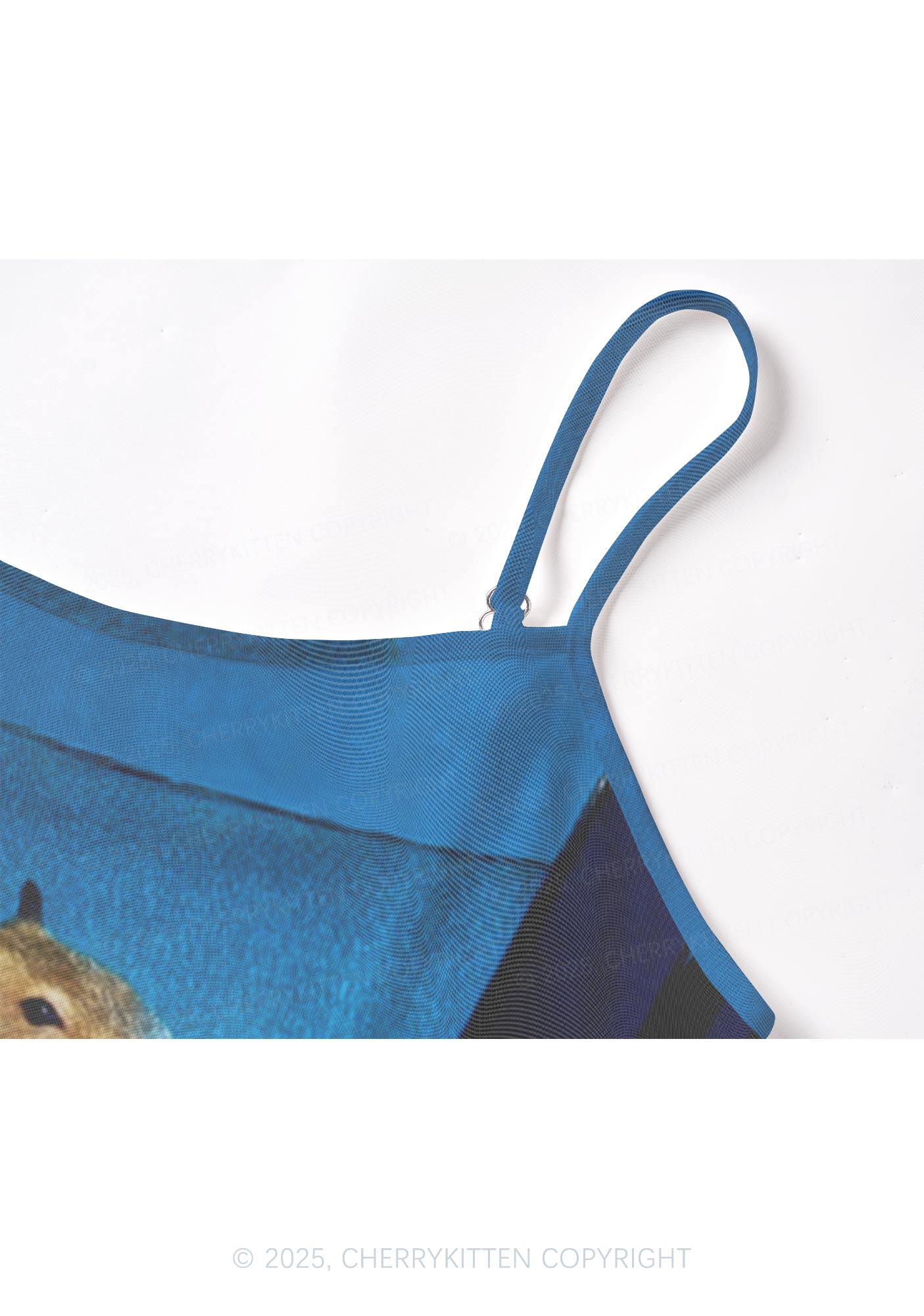 Keyboard Capybara Y2K Mesh Cami Tank Cherrykitten