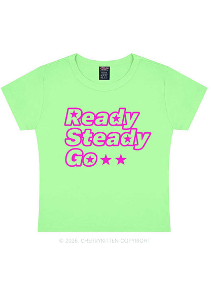Ready Steady Go Y2K Baby Tee Cherrykitten