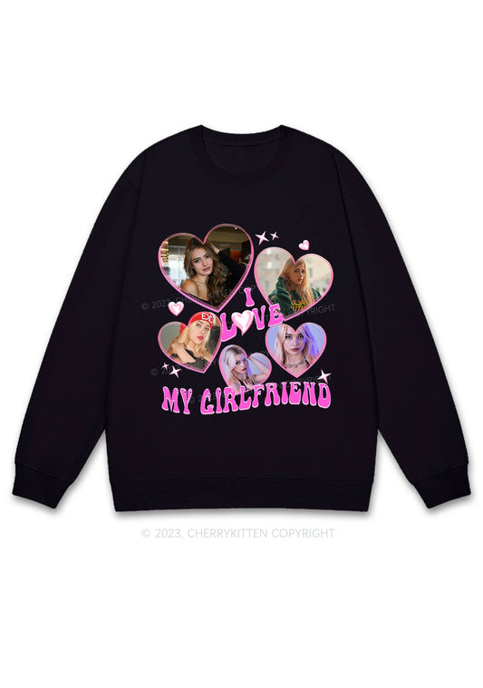 Custom BF&GF Photos Y2K Sweatshirt Cherrykitten