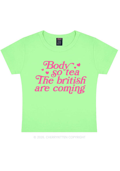 The British Are Coming Y2K Baby Tee Cherrykitten