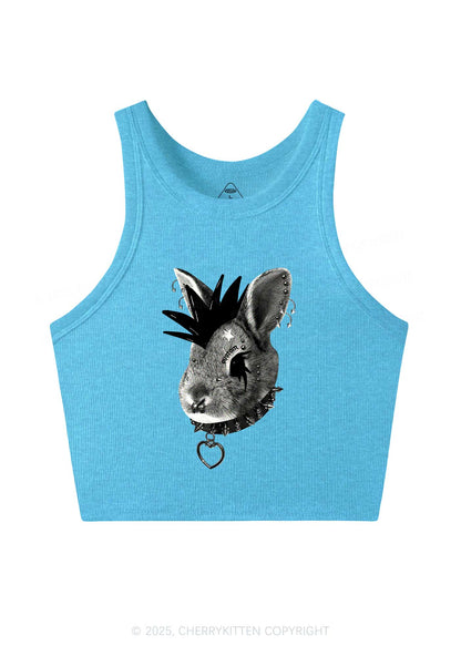 Custom Punk Pet Y2K Crop Tank Top Cherrykitten