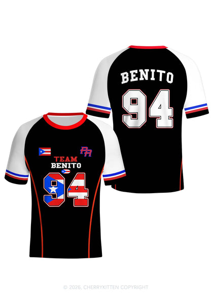 Black Team Bunny Y2K Football Jersey Shirts Cherrykitten