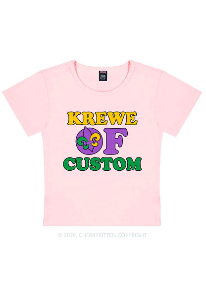 Krewe Of Custom Y2K Baby Tee Cherrykitten