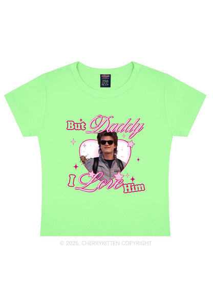 Daddy I Love Him Y2K Baby Tee Cherrykitten