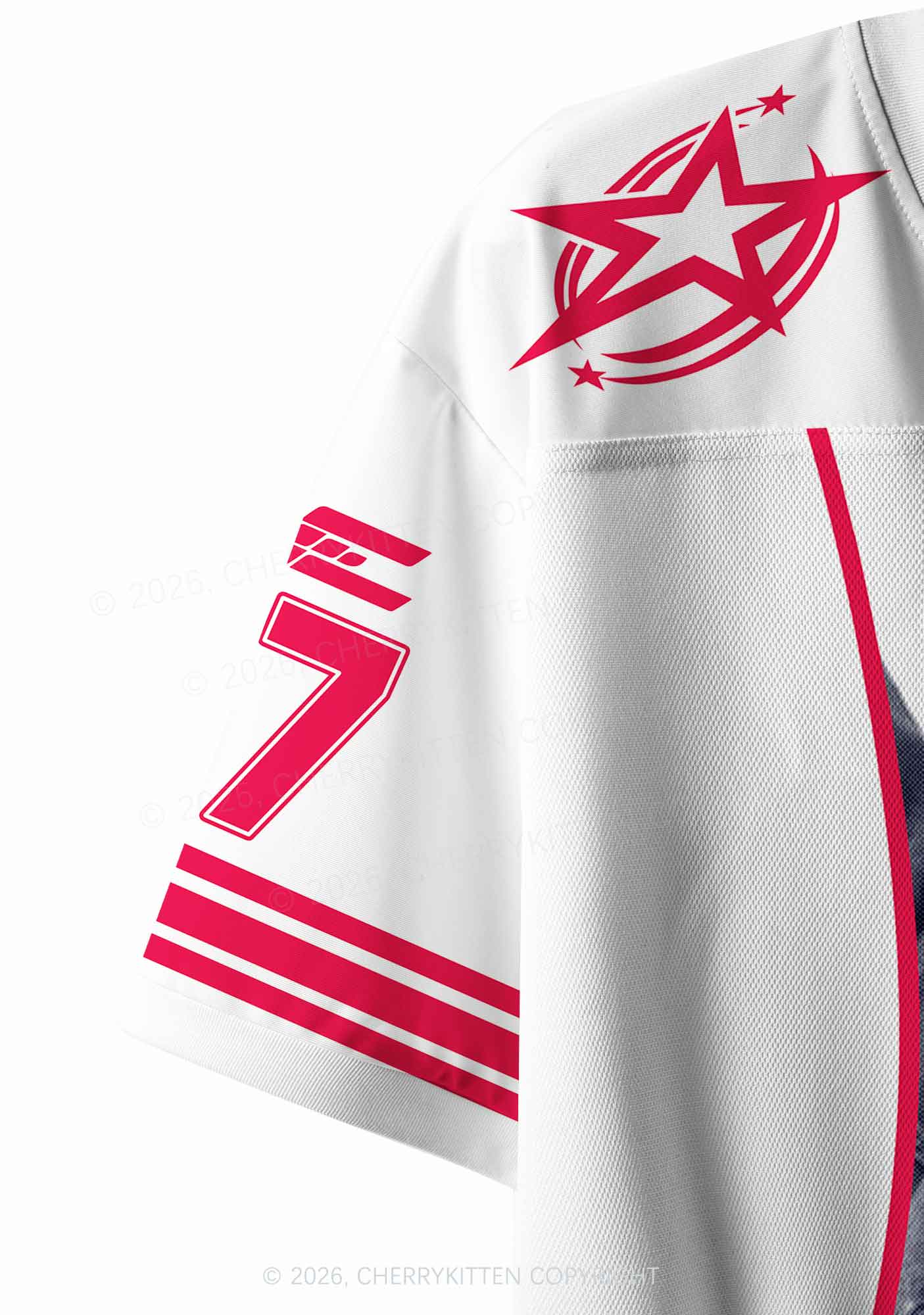Cowboy Boy Kpop Y2K Crop Sport Jersey Shirts Cherrykitten