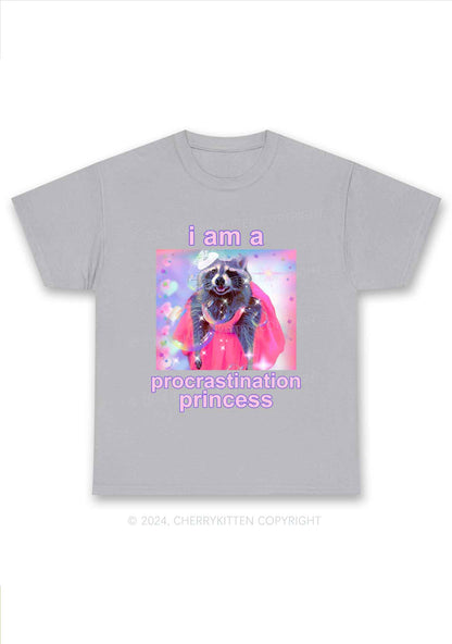 Procrastination Princess Y2K Chunky Shirt Cherrykitten
