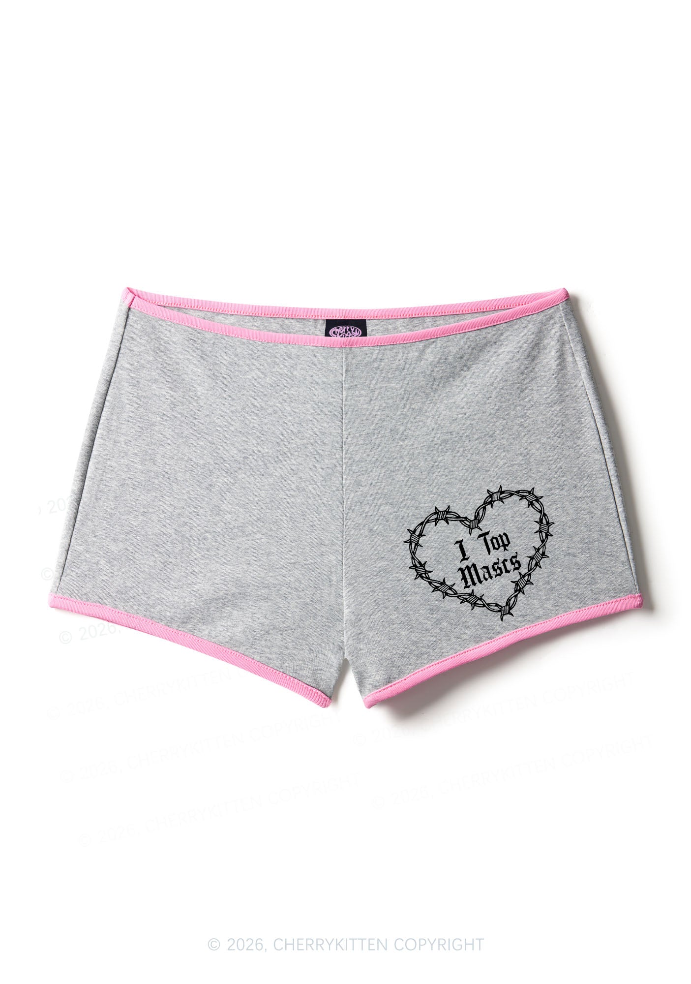 I Top Mascs Pride Y2K Booty Shorts Cherrykitten