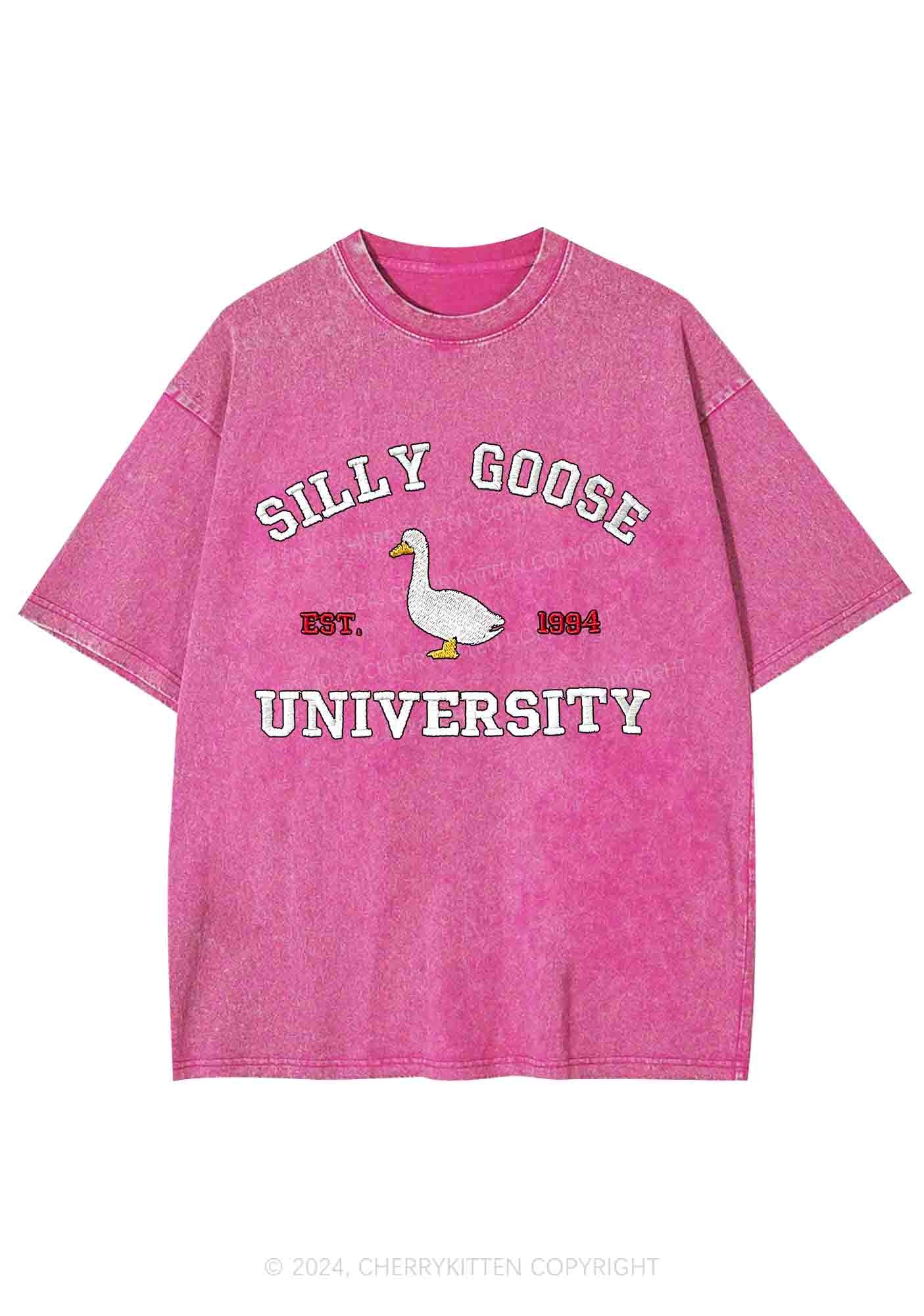 Silly Goose University EST 1994 Y2K Washed Tee Cherrykitten