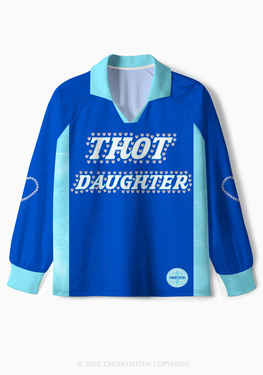 Thot Daughter Y2K Sport Long Sleeve Jersey Shirts Cherrykitten