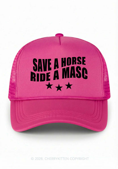 Ride A Masc Pride Y2K Trucker Hat Cherrykitten