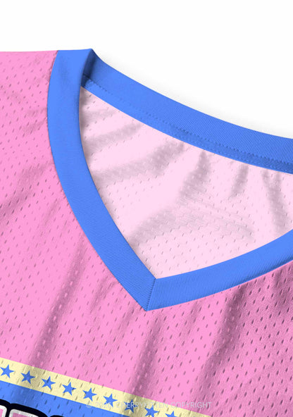 Pink Girl Kisser Pride Y2K Sport Jersey Tank Cherrykitten