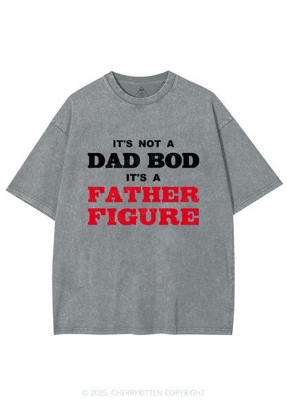 Dad Bod Father Figure Y2K Shirts Washed Tee Cherrykitten