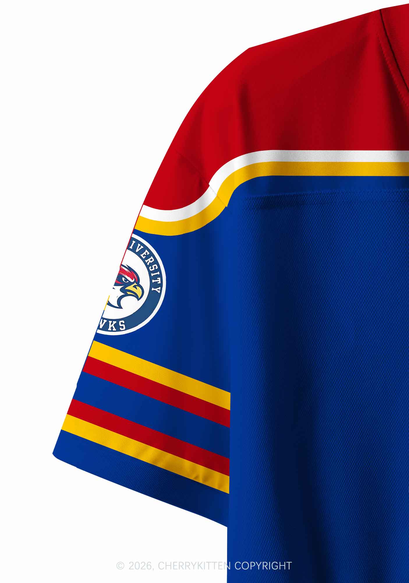 I Love Four Hockey Boys JT Y2K Crop Sport Jersey Shirts Cherrykitten