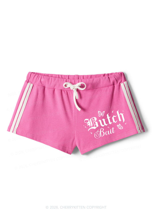 Butch Bait Pride Y2K Drawstring Mini Shorts Cherrykitten