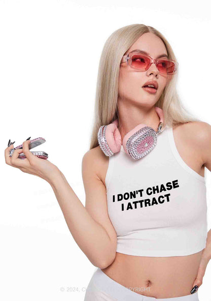 I Don't Chase Y2K Crop Tank Top Cherrykitten