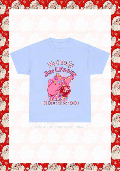 I Have Nice Dots Too Christmas Y2K Chunky Shirt Cherrykitten