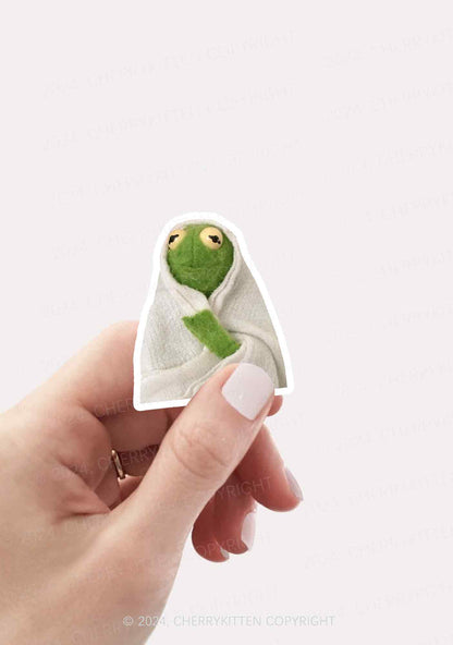 Lonely Frog 1Pc Y2K Sticker Cherrykitten