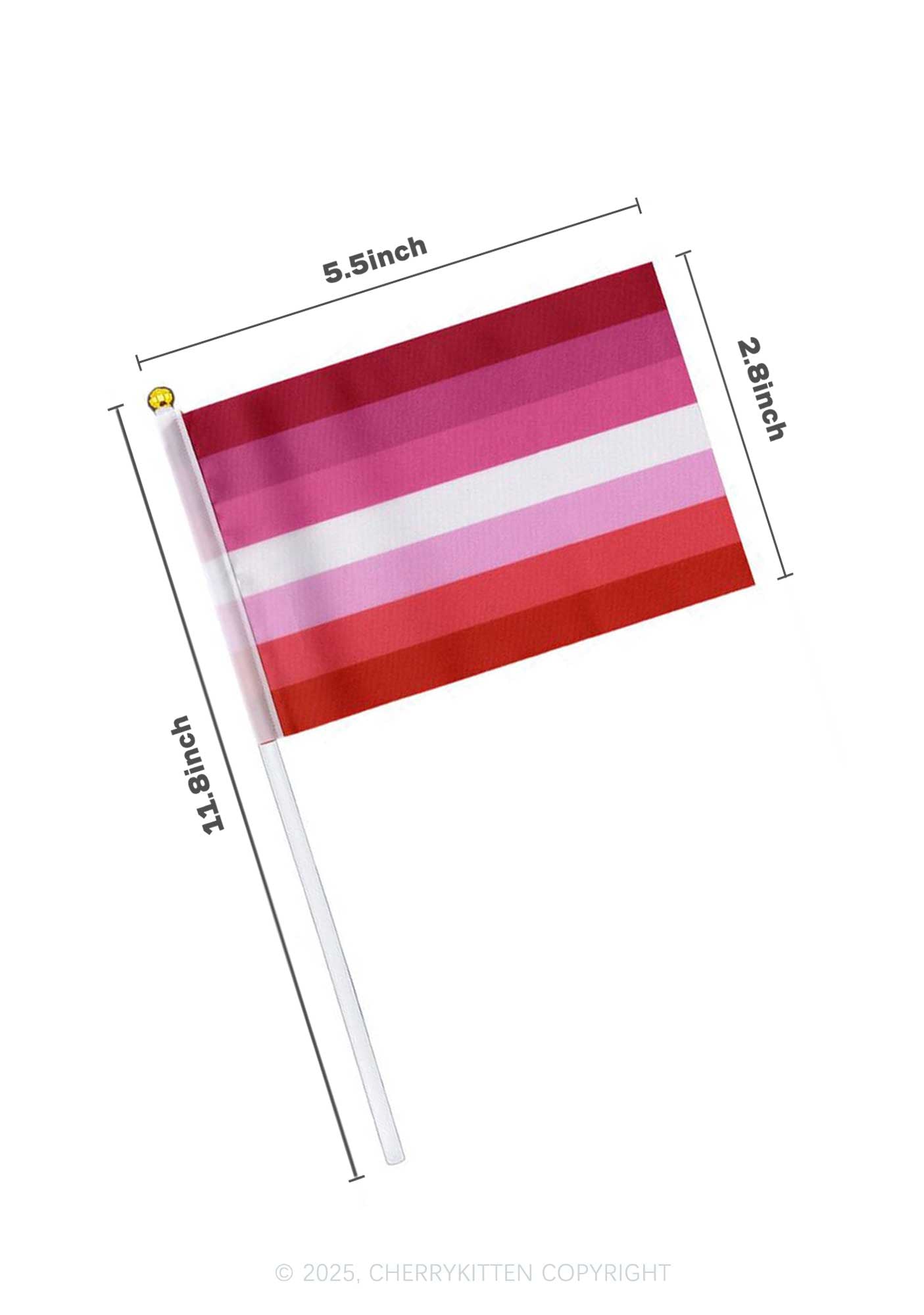 Y2K Pride Hand Flags Cherrykitten