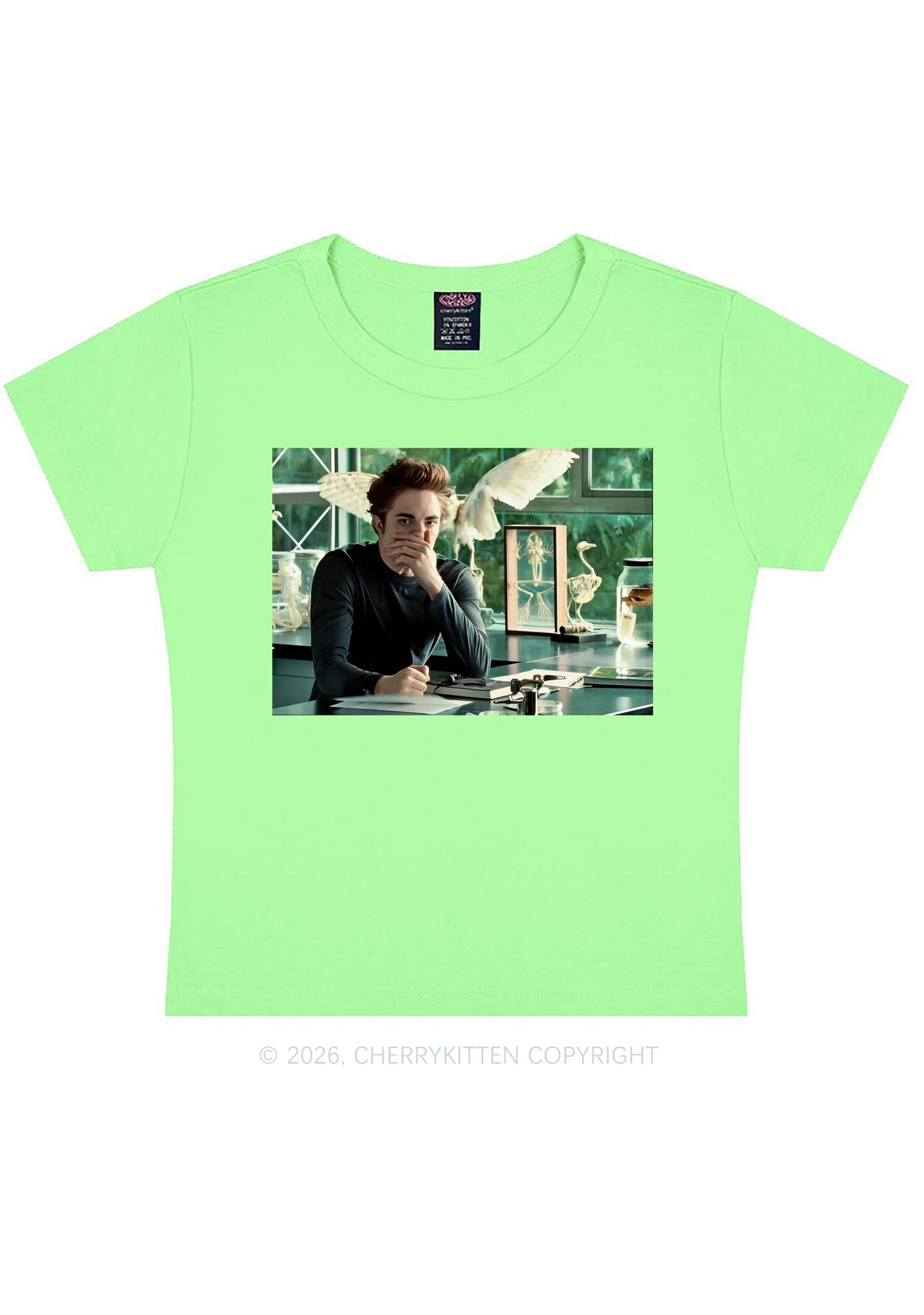 Vampire Boy Y2K Baby Tee Cherrykitten