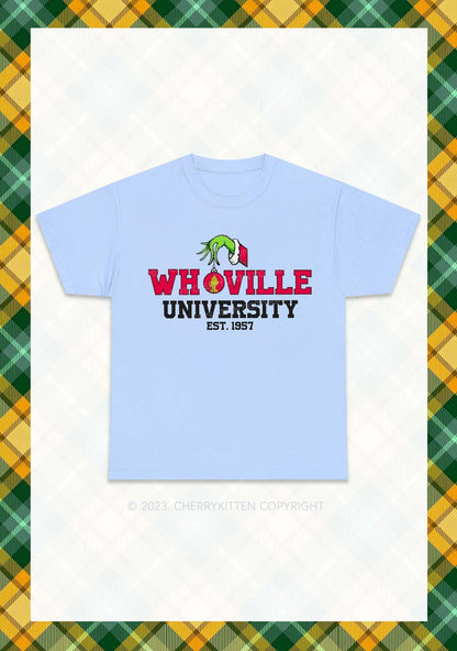 Whoville University EST. 1957 Christmas Chunky Shirt Cherrykitten