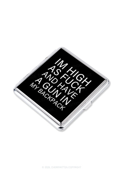 Im High Y2K Cigarette Case Cherrykitten