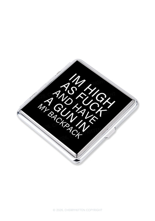 Im High Y2K Cigarette Case Cherrykitten