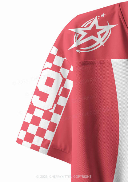Cowgirl Wrangler Pride Y2K Crop Sport Jersey Shirts Cherrykitten