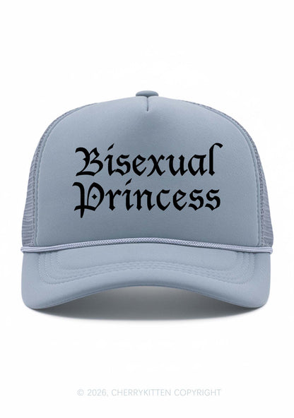 Bisexual Princess Pride Y2K Trucker Hat Cherrykitten