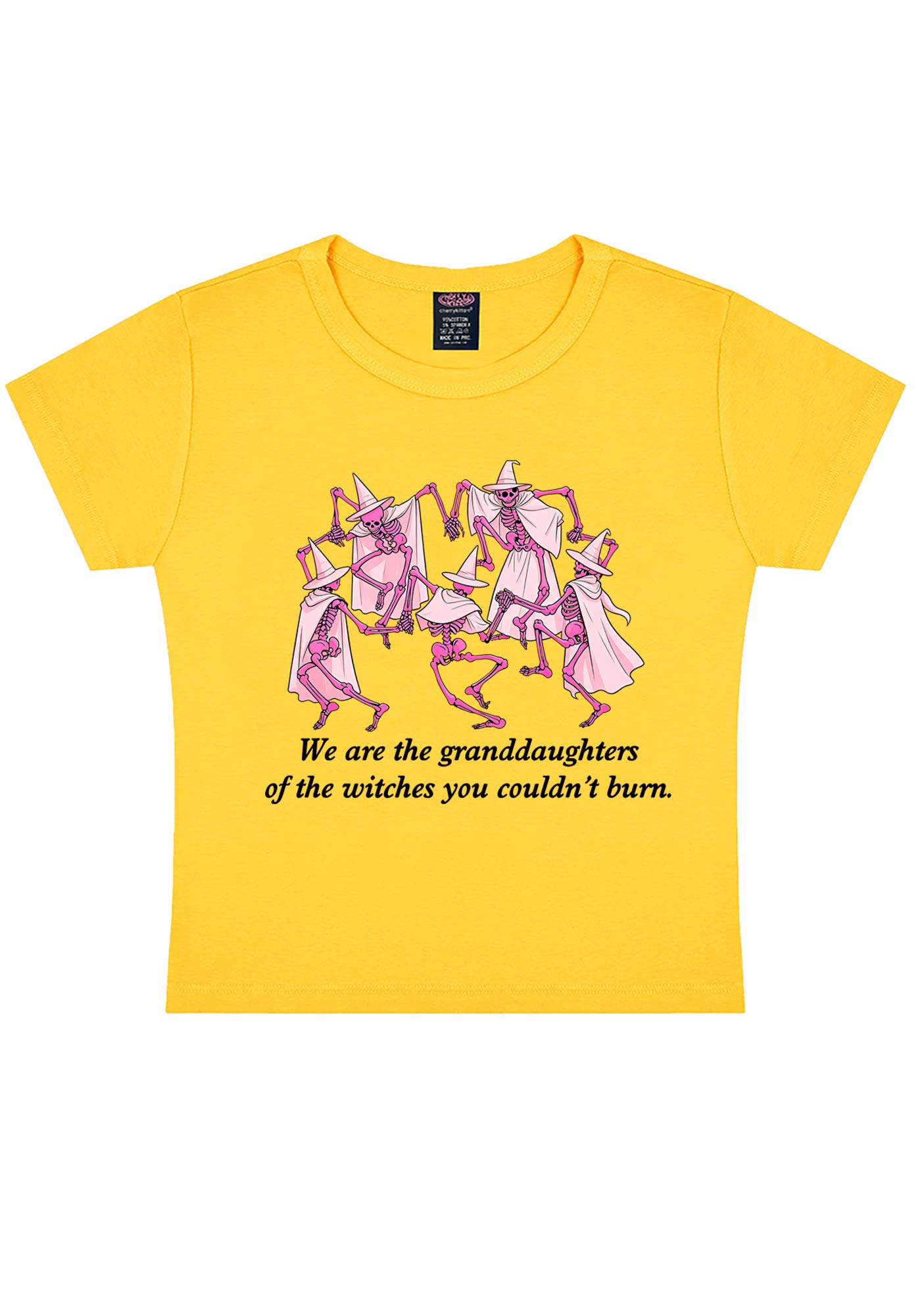 Halloween Granddaughters Of The Witches Y2K Baby Tee Cherrykitten