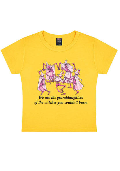 Halloween Granddaughters Of The Witches Y2K Baby Tee Cherrykitten