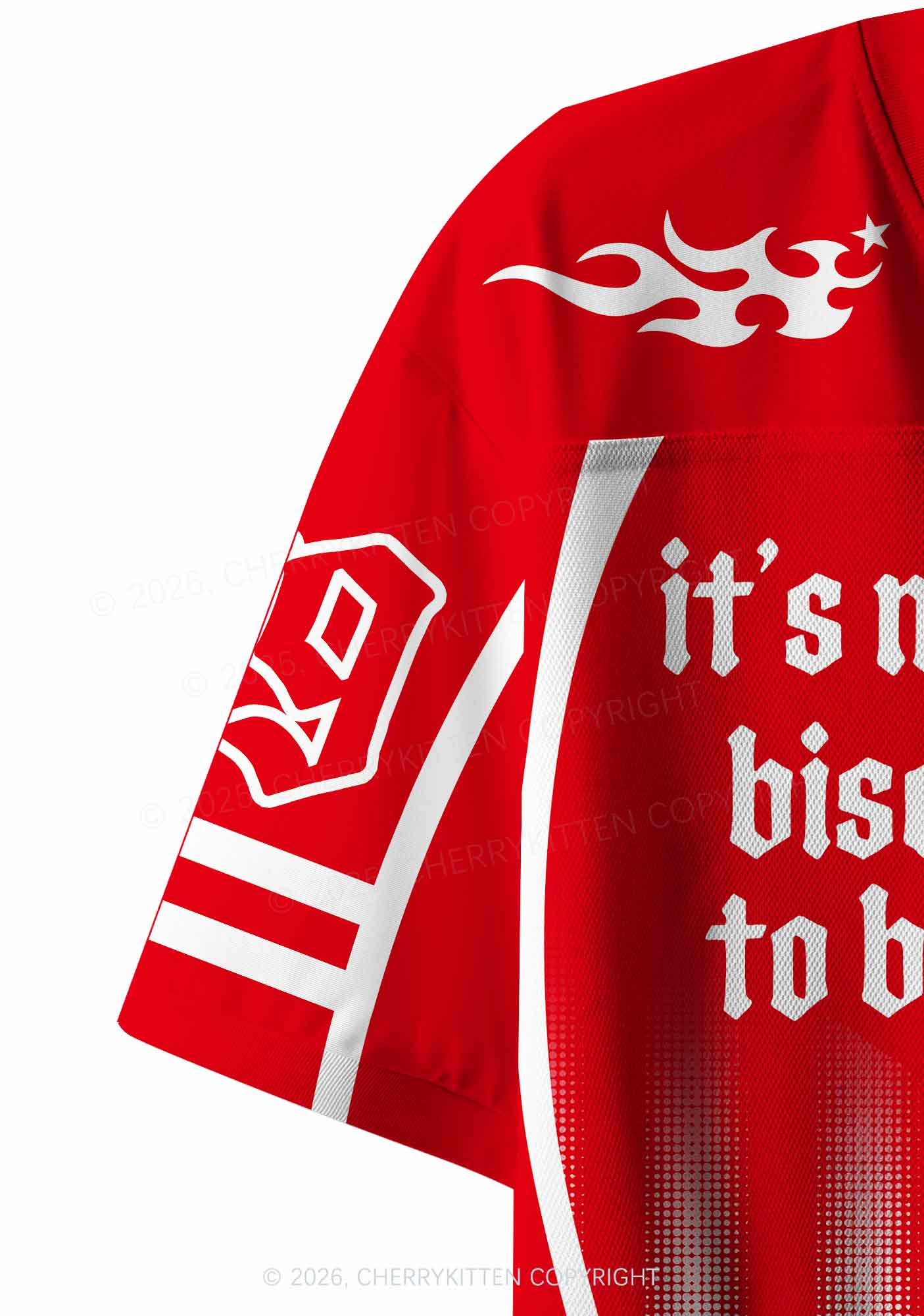 God Given Bisexual Right Pride Y2K Crop Sport Jersey Shirts Cherrykitten