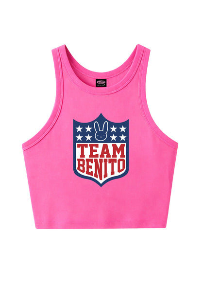 Team Bunny Y2K Crop Tank Top Cherrykitten