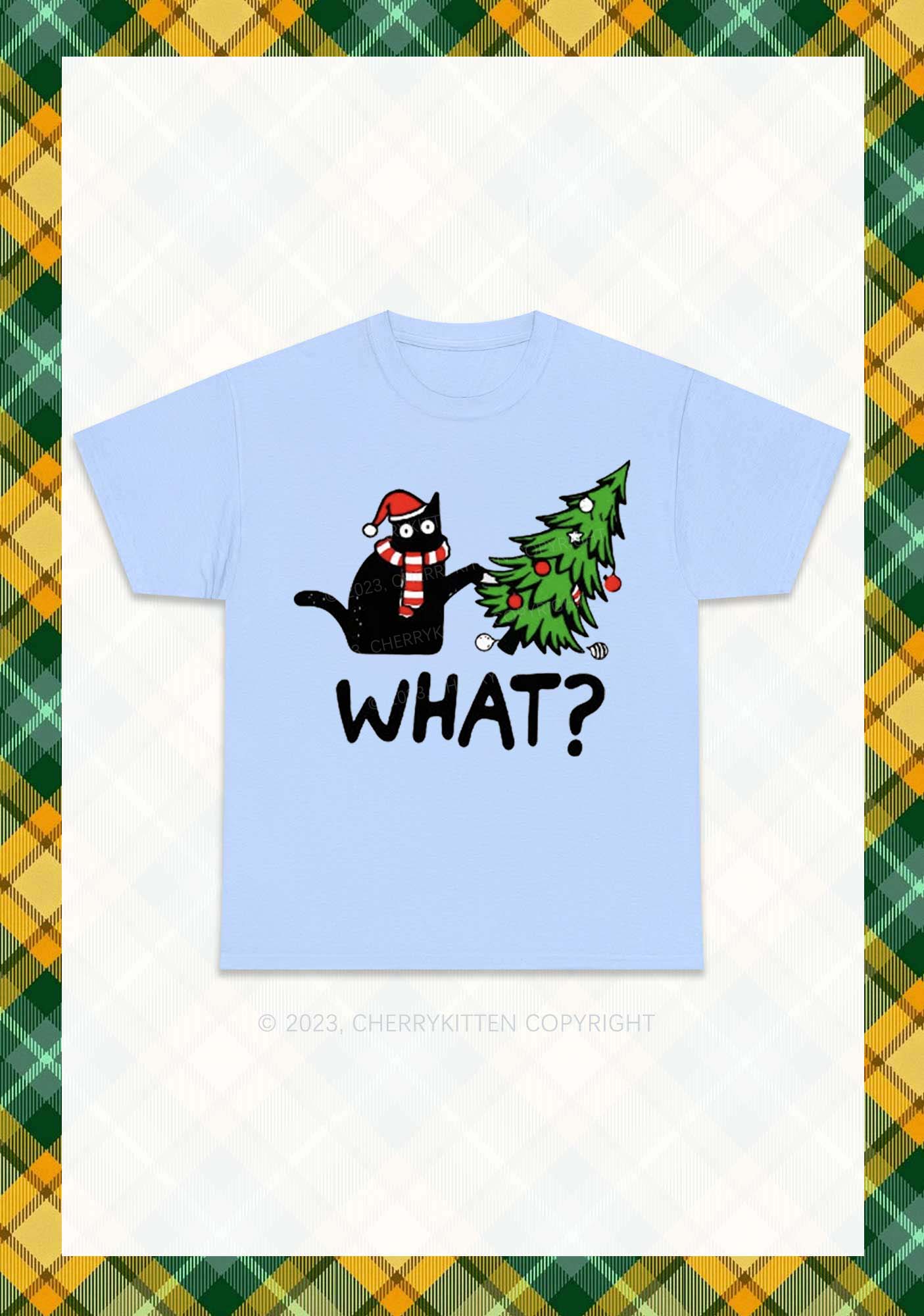 What Christmas Tree Chunky Shirt Cherrykitten