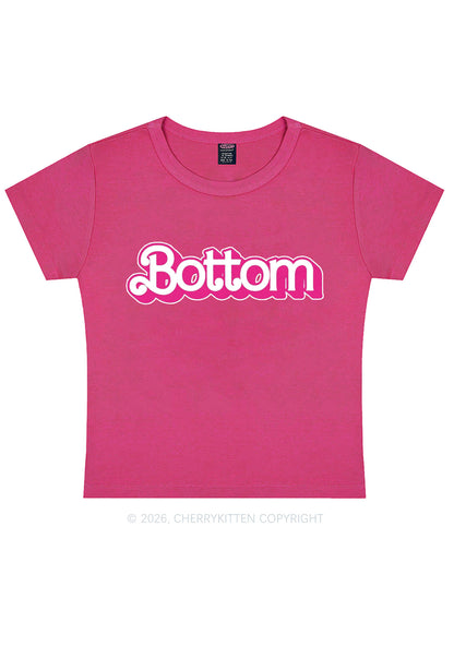 Pink Bottom Pride Y2K Baby Tee Cherrykitten