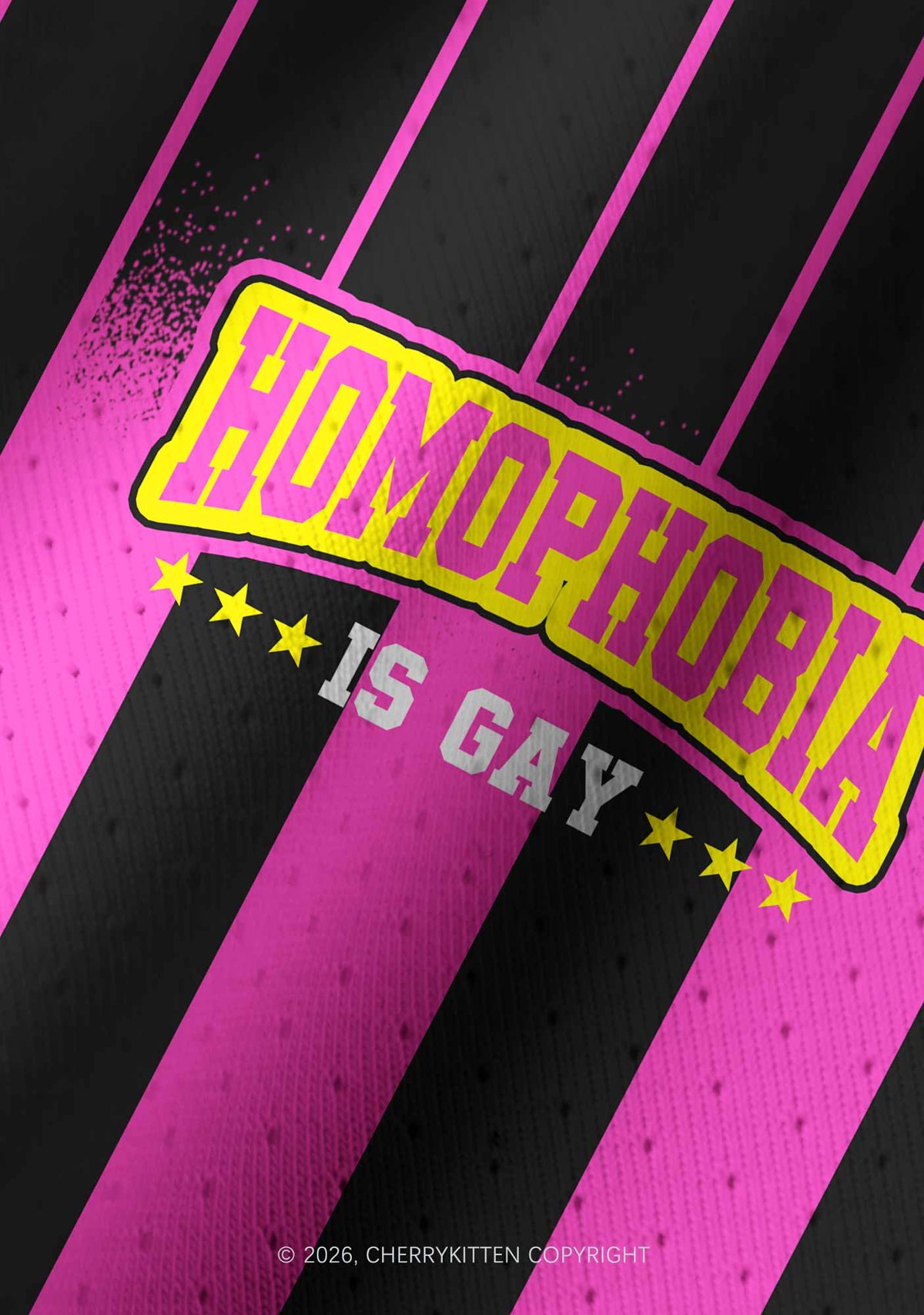 Homophobia Gay Pride Y2K Crop Football Jersey Shirts Cherrykitten