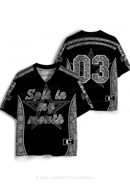 Custom Spit In My Mouth Y2K Sport Jersey Shirts Cherrykitten
