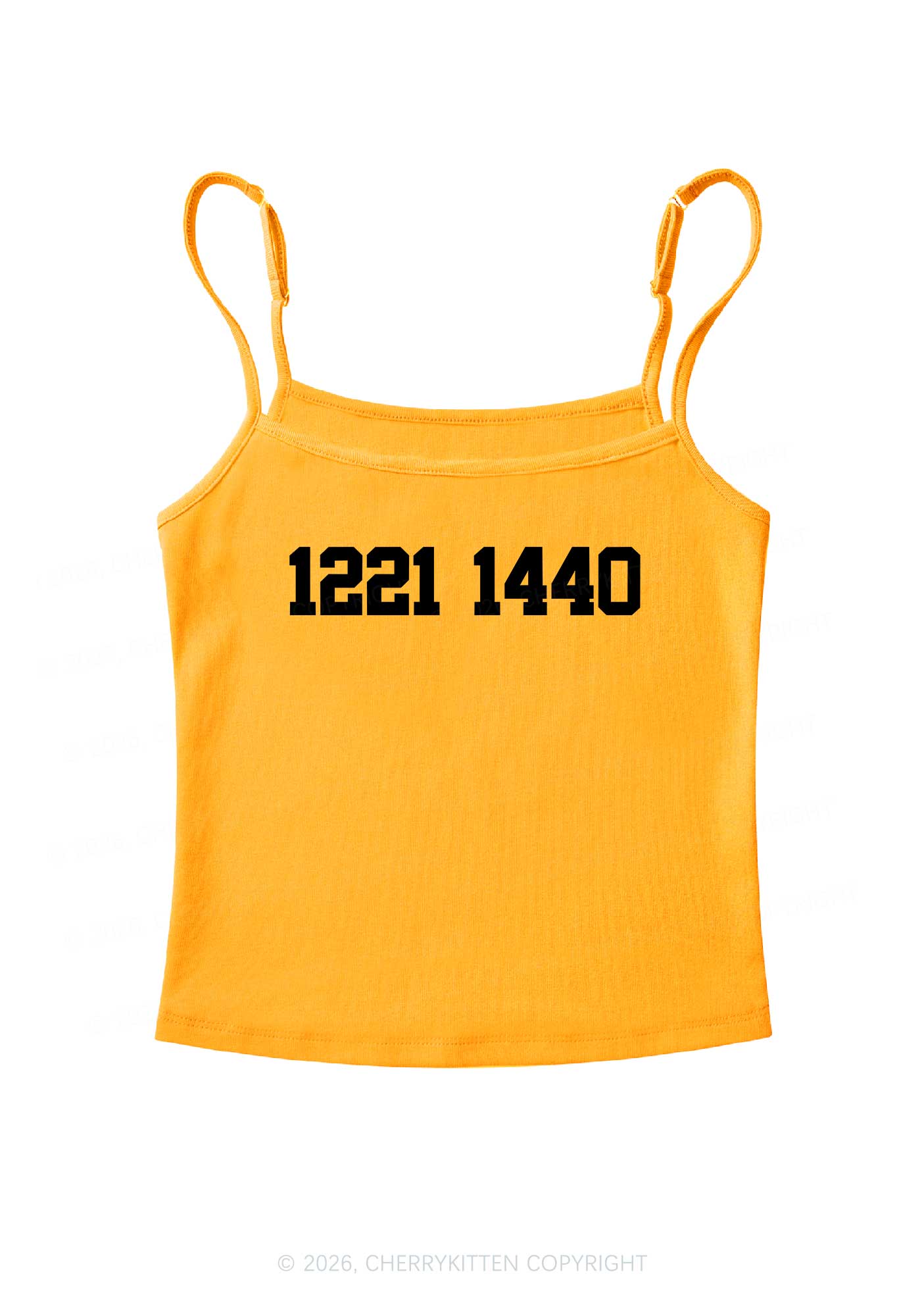 Retro Number HR Y2K Spaghetti Strap Cami Cherrykitten