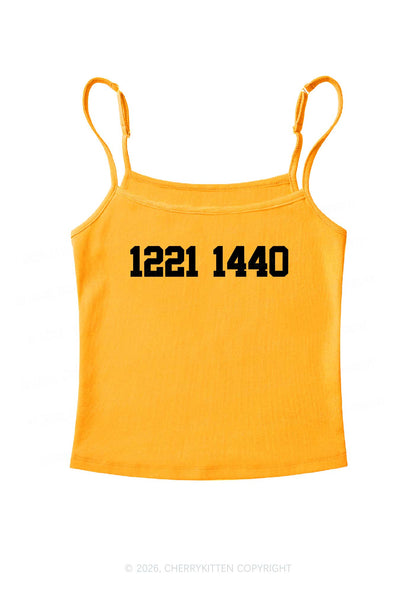 Retro Number HR Y2K Spaghetti Strap Cami Cherrykitten