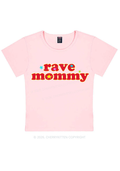 Rave Mommy Y2K Baby Tee Cherrykitten