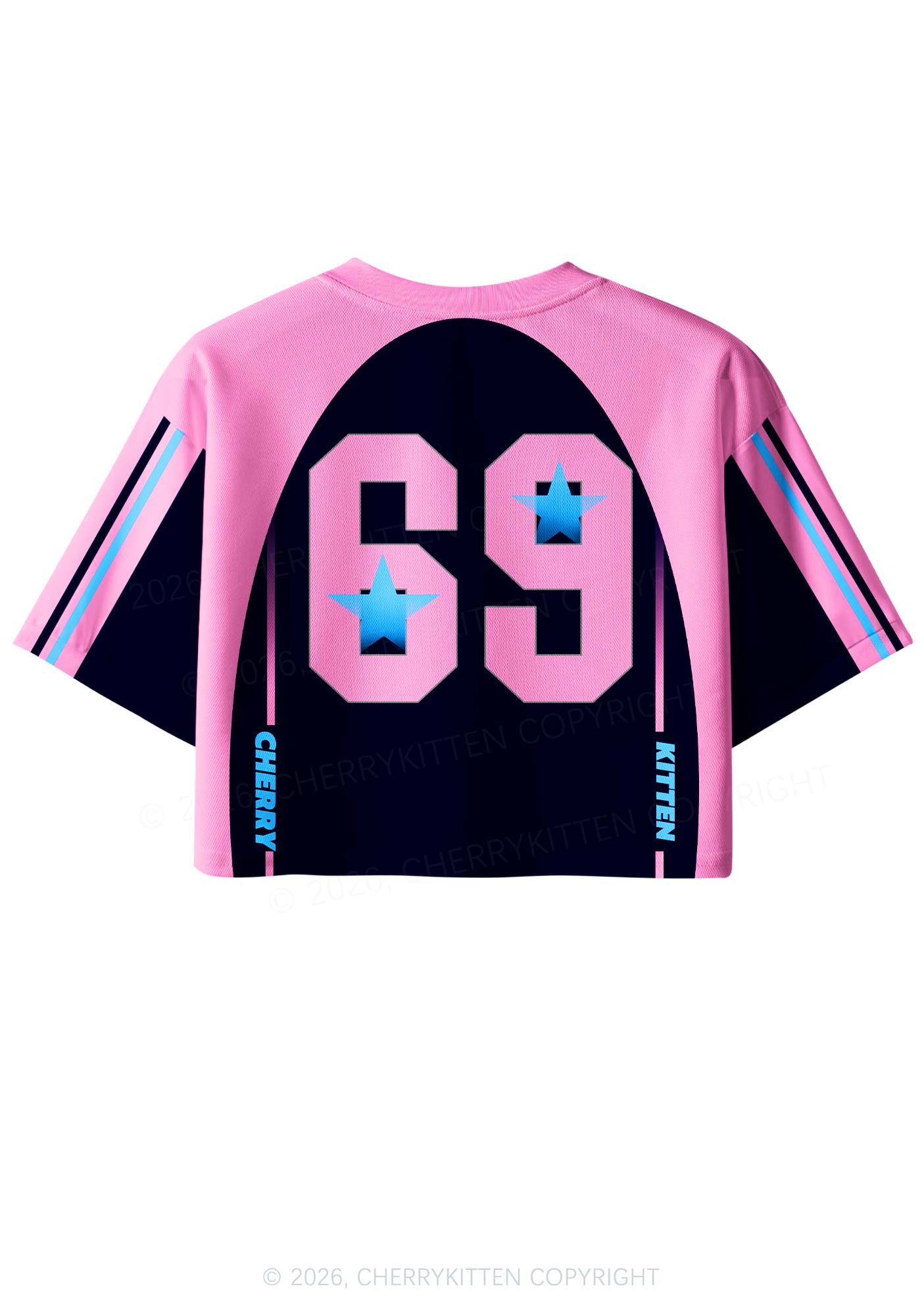 Black Protect The Dolls Pride Y2K Crop Sport Jersey Shirts Cherrykitten