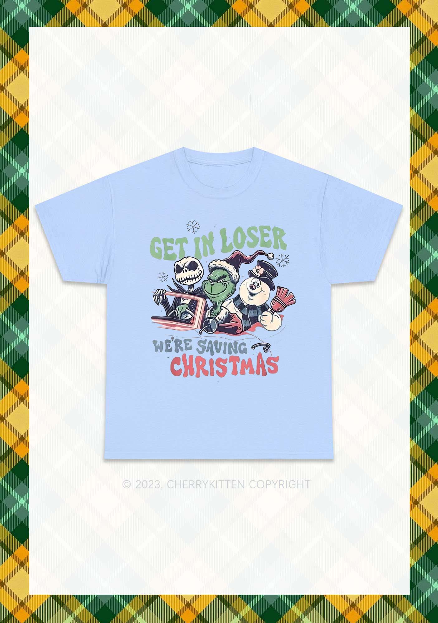 We're Saving Christmas Chunky Shirt Cherrykitten